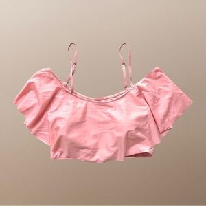 Plus Size Flowy Bikini Top Adjustable Straps Removable Cups